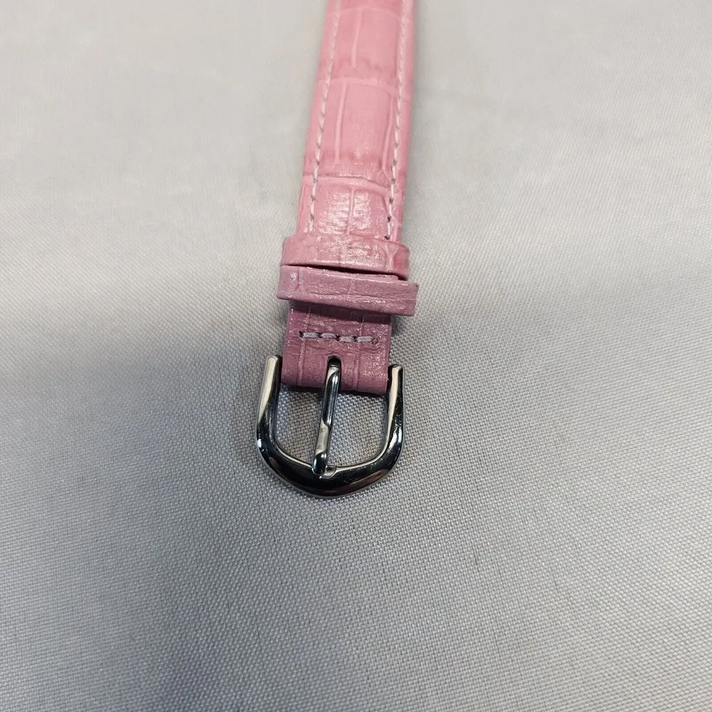 Timex Indiglo women's watch. Classic‎ style face. Pink band Needs Battery